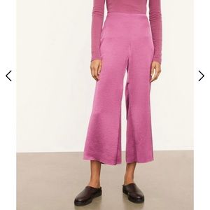 Vince - Satin Wide Flare Pants, Size 0 - NWT